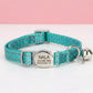 Personalized Reflective Cat Collar | Multicolour Nylon Custom ID Collar | Adjustable 20-30cm