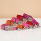 Personalized Reflective Cat Collar | Multicolour Nylon Custom ID Collar | Adjustable 20-30cm