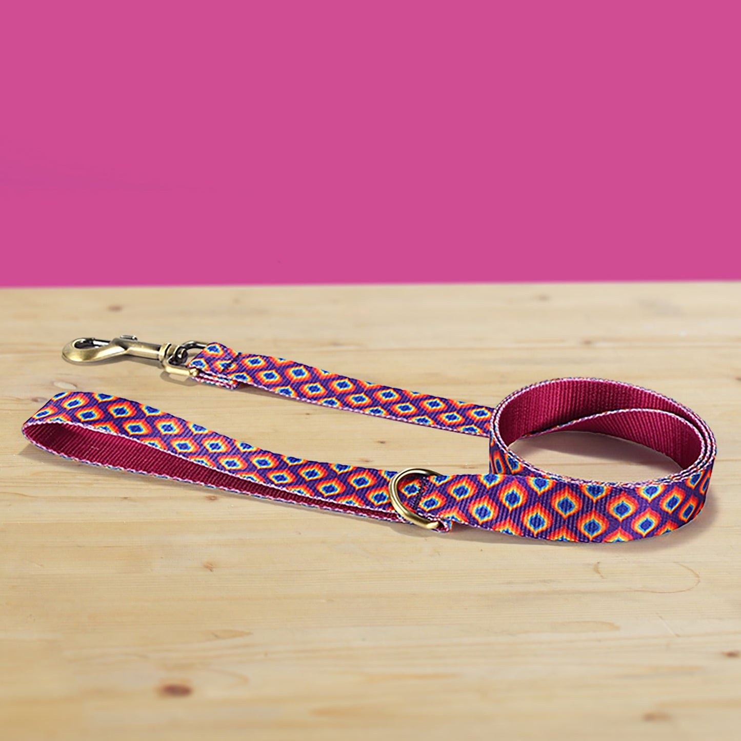 Personalized Rainbow Gem Dog Collar with Engraved Name Buckle