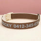 Custom Reflective Dog Collar | PU Leather, No Metal, Lightweight Pet ID