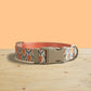 Gold Tulip Personalized Dog Collar, Leash, Bowtie, Engraved Name Buckle