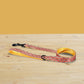 Golden Autumn Dog Collar Leash Bowtie Set: Personalized Engraved Buckle, Lightweight Nylon Pet Accessories