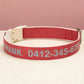 Custom Reflective Dog Collar | PU Leather, No Metal, Lightweight Pet ID