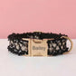 Personalized Tweed Dog Collar Leash Set, Engraved Gold Buckle, Stylish Pet Accessory