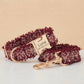 Personalized Tweed Dog Collar Leash Set, Engraved Gold Buckle, Stylish Pet Accessory