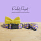 Personalized Purple Parrot Dog Collar with Engraved Buckle, Lightweight Nylon Leash