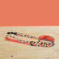 Personalized Dog Collar, Desert Dunes Pattern, Lightweight Nylon, Engraved Buckle