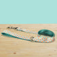 Personalized Poached Egg Plant Dog Collar and Leash Set, Engraved Buckle
