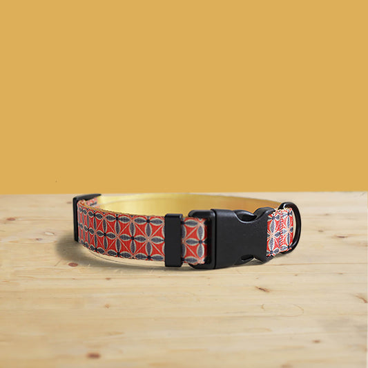 Golden Autumn Dog Collar Leash Bowtie Set: Personalized Engraved Buckle, Lightweight Nylon Pet Accessories