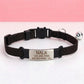 Personalized Cat Collar with Engraved Name, Bell, Breakaway Safety Buckle