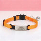 Personalized Cat Collar with Engraved Name, Bell, Breakaway Safety Buckle