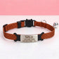 Personalized Cat Collar with Engraved Name, Bell, Breakaway Safety Buckle