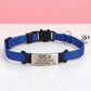 Personalized Cat Collar with Engraved Name, Bell, Breakaway Safety Buckle
