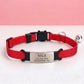 Personalized Cat Collar with Bell, Breakaway Safety Buckle, Adjustable Kitten Collar (8 Colours)