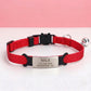 Personalized Cat Collar with Engraved Name, Bell, Breakaway Safety Buckle