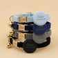 Personalized Velvet Cat Collar, Pink Lilac Mauve Red, Engraved Quick Release Buckle, Gold Bell & Engraved AirTag Holder
