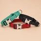 Personalized Martingale Dog Collar with Engraved Metal Buckle, Custom Nylon No-Slip Collar with Name & Phone Number, Pet ID Collar