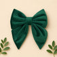 Personalized Forest Green Velvet Dog Harness Set | Christmas Dog Collar Leash Bow Flower Poop Bag | Custom Name | Mix & Match 7-Piece Set
