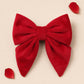Personalized Red Velvet Dog Harness Set | Dog Collar Leash Bow Flower Poop Bag | Custom Name | Mix & Match 7-Piece Set