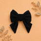 Custom Black Velvet Dog Harness Set | Personalized Name Collar Rope Leash Bow Poop Bag | Mix & Match 7-Piece Set