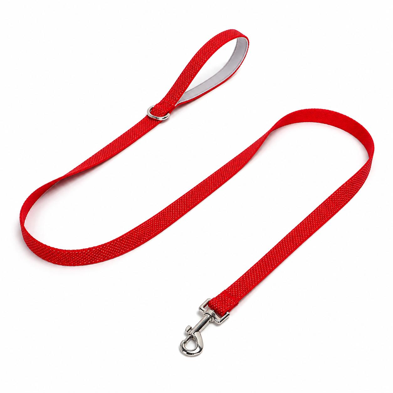 Reflective No Pull Red Dog Harness, Optional Personalized Martingale Collar & Matching Leash, Custom Engraved for Sighthounds