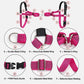 Reflective No Pull Red Dog Harness, Optional Personalized Martingale Collar & Matching Leash, Custom Engraved for Sighthounds