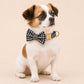 Personalized Houndstooth Dog Harness | Custom Name Collar Leash Bowtie Poop Bag | Mix & Match Walking Set | Check Print XS-XL