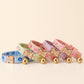 Floral Cat Collar, Engraved Name Buckle, Adjustable Kitten Collar, Polyester Pet Collar for Cats