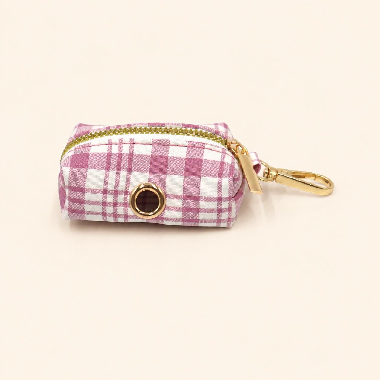 Personalized Pink Plaid Dog Harness Gift Set, Custom Name Collar & Rope Leash, Tartan Puppy Walking Set XS-XL