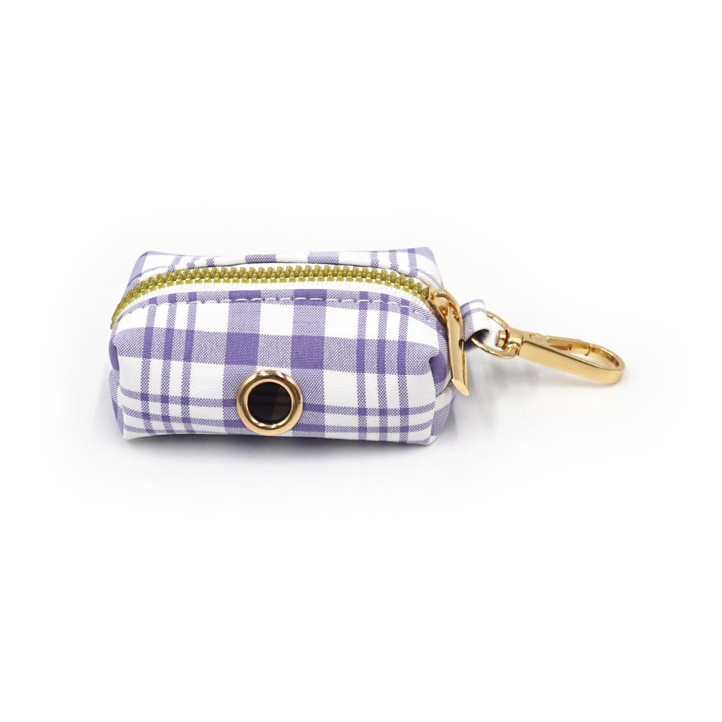 Custom Lilac Tartan Dog Harness Set, Personalized Name Collar & Rope Leash, Plaid Puppy Walking Kit XS-XL